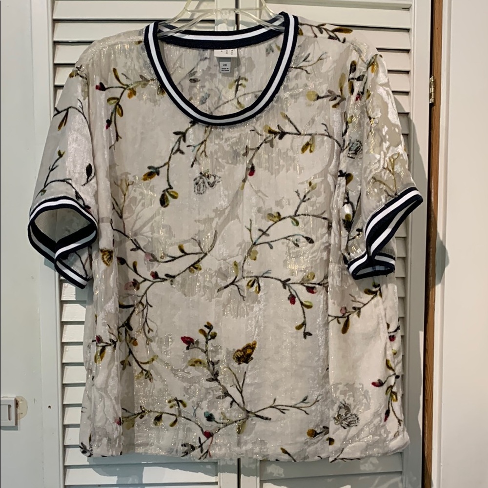A New Day velvet tee